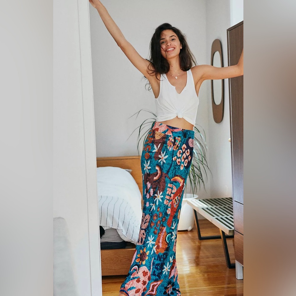 Antropologie Farm Rio Skirt- Maxi Size M